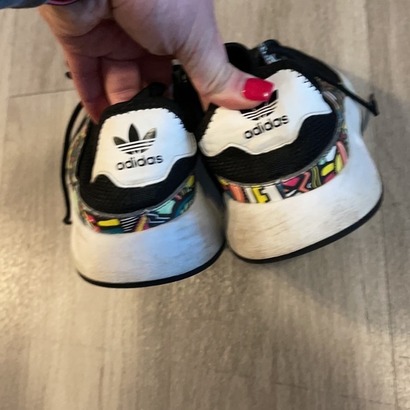 Adidas multi color patterned sneakers - Picture 3 of 5